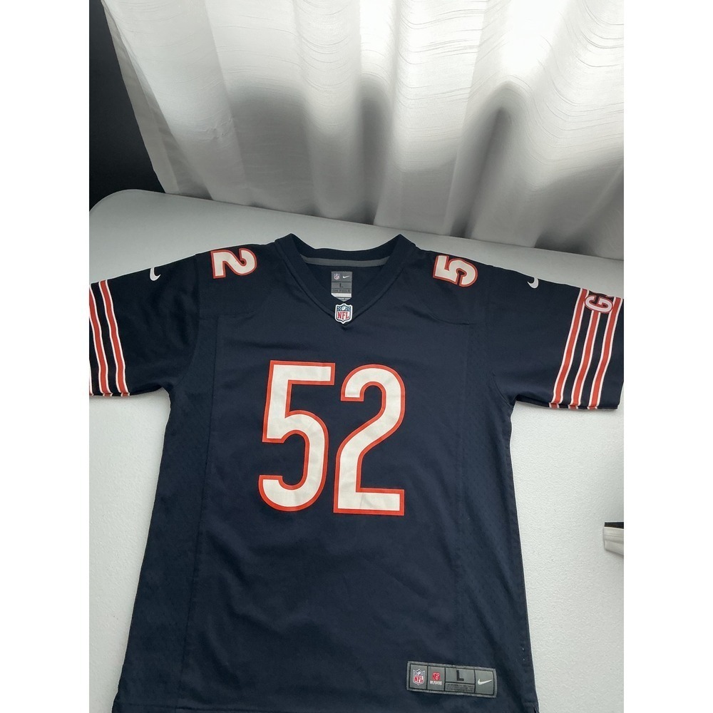 Nike NFL Chicago Bears Khalil Mack Jersey On Field Navy Blue‎ L
